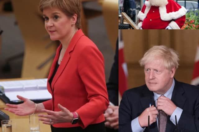 Nicola Sturgeon and Boris Johnson have both had their say on the potential impact of coronavirus on Christmas (Getty Images)