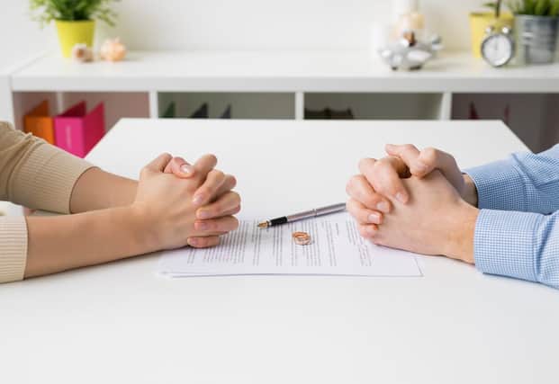 The coronavirus pandemic is said to be creating a strain on many relationships, with a rise in internet searches surrounding divorce proceedings, according to Citizens Advice (Photo: Shutterstock)