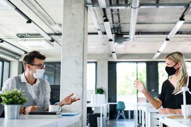 The experts found that coughing can be as risky as simply talking (Photo: Shutterstock)
