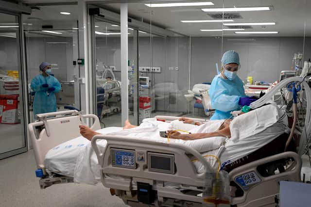 The drug commonly used to treat gout could be useful in the fight against Covid-19 (Photo: OSCAR DEL POZO/AFP via Getty Images)