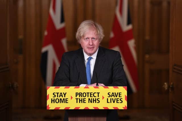 Prime Minister Boris Johnson will announce his roadmap out of lockdown plans to MPs in the House of Commons today (Photo by Stefan Rousseau - WPA Pool/Getty Images)