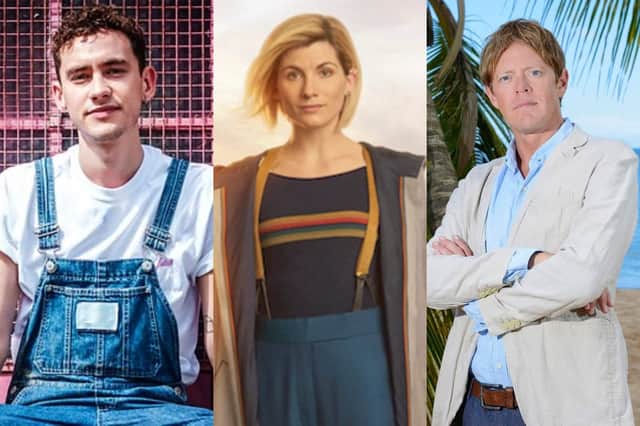 Olly Alexander and Kris Marshall are among the favourites to replace Whittaker (Pictures: BBC)