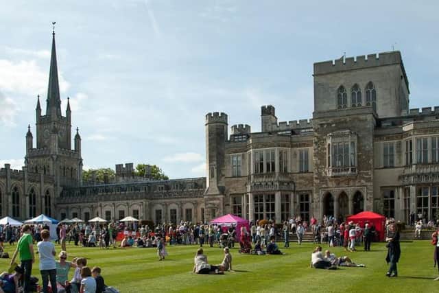 The garden party takes place in the spectacular surroundings of the Ashridge estate