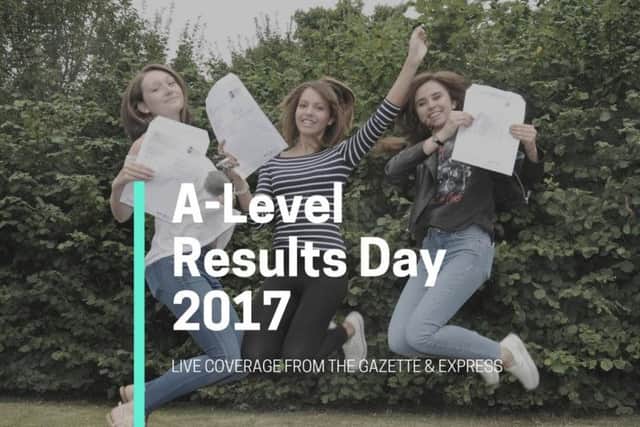 Pupils find out how they have got on in their exams today