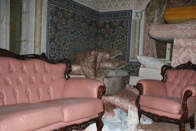 'The occupants seemed to be fleeing from something' Pictures show inside mysterious Mosaic House in Tring after it was suddenly abandoned before demolition