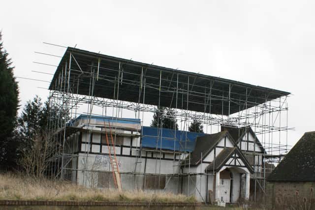'The occupants seemed to be fleeing from something' Pictures show inside mysterious Mosaic House in Tring after it was suddenly abandoned before demolition
