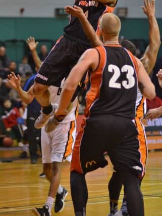 AJ Roberts led Storm in scoring with 23 points. (Picture: Lin Titmuss)