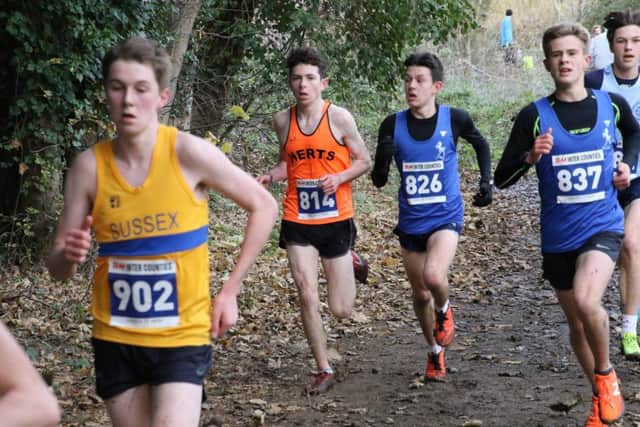 Kristian Imroth (#814, in orange vest at top right) finished a solid tenth in the under-17s at the SEAA contest. (All pictures by Barry Cornelius).
