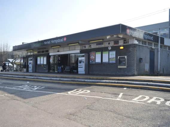 A person was hit at Hemel Hempstead rail station
