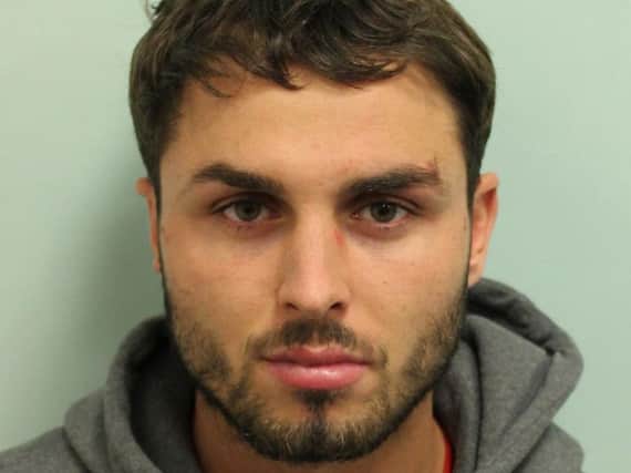 Arthur Collins winked at his family as he was led away to the cells