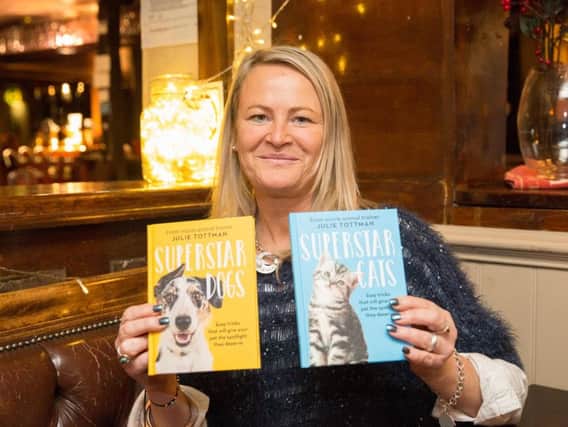 Jules Tottman penned her two books earlier this year after one of her busiest years yet training animals on movie sets. Shes also a joint owner of the Queens Head pub in  Long Marston, where the books are on sale