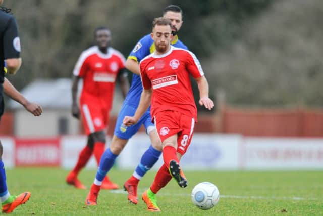 Hemel Town's Scott Shulton, who won the club's December player of the month award.