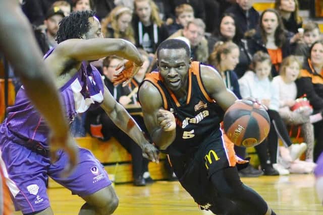 Hemel Storm gaurd Bode Adeluola dished out an impressive 12 assists against Riders.