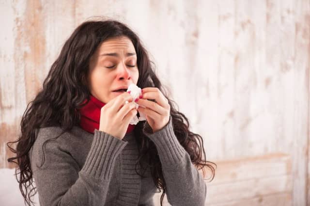 Colds and flu are spreading like wildfire around the UK at the moment
