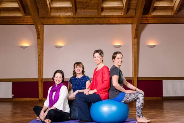 From left: Chloe Henaghan of Mulberry Wellbeing, Rachael Frost ofBerkhamsted Botanicals, Karen Coghlan of Boxmoor Acupuncture and Maria Oliver of Boxmoor Yoga. Picture: Neil Sampson Photography