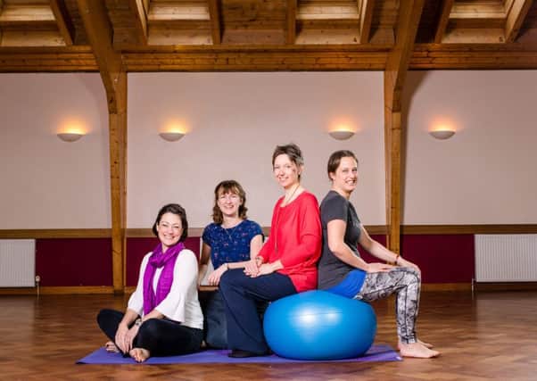 From left: Chloe Henaghan of Mulberry Wellbeing, Rachael Frost ofBerkhamsted Botanicals, Karen Coghlan of Boxmoor Acupuncture and Maria Oliver of Boxmoor Yoga. Picture: Neil Sampson Photography