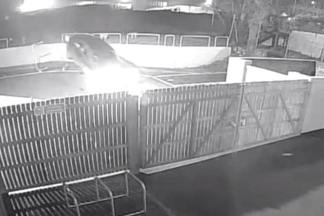 Hertfordshire Constabulary has released CCTV footage of the crash to highlight the dangers of drink driving