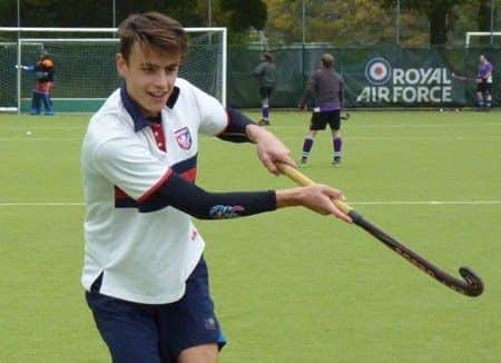 Ed Holderness scored for the BHHHC mens first team on Saturday.