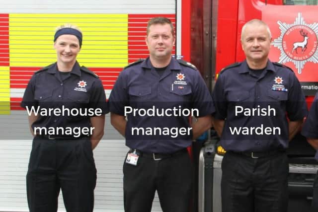 On-call firefighters and their jobs