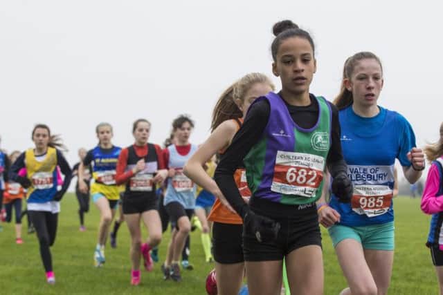 Stella Whitlum (no 682)  was the winner in the  U13s girls event in Harrow.