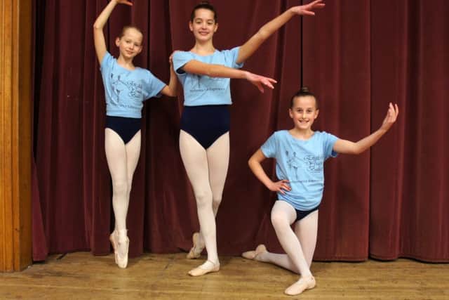 From left, Charlotte and Emily Green and Rosey Carter-Sullivan