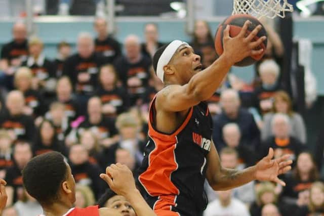 AJ Roberts was Storms top-scorer with 22 points against Manchester  and 18 against Bradford on Sunday. (File  photo by Lin Titmuss) .