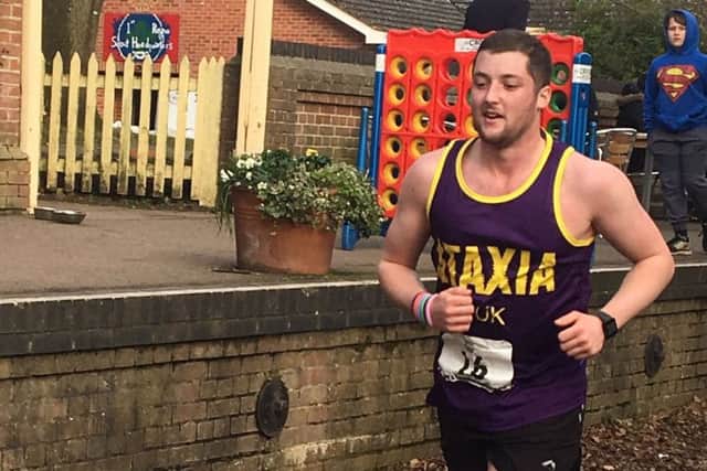 James Tattersall running the Rayne Challenge