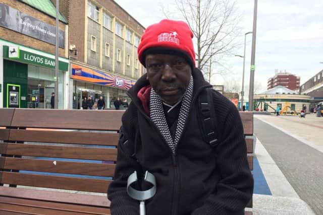 Tony has been told he cannot pitch up a tent on any land belonging to the local authority