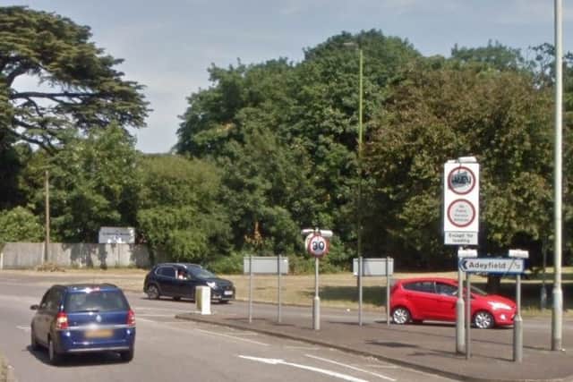 The collision was at the junction of White Hart Road and St Albans Road