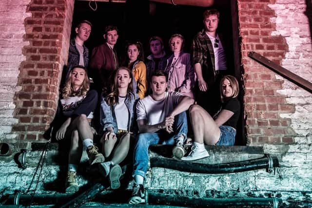 The cast of Carrie the Musical