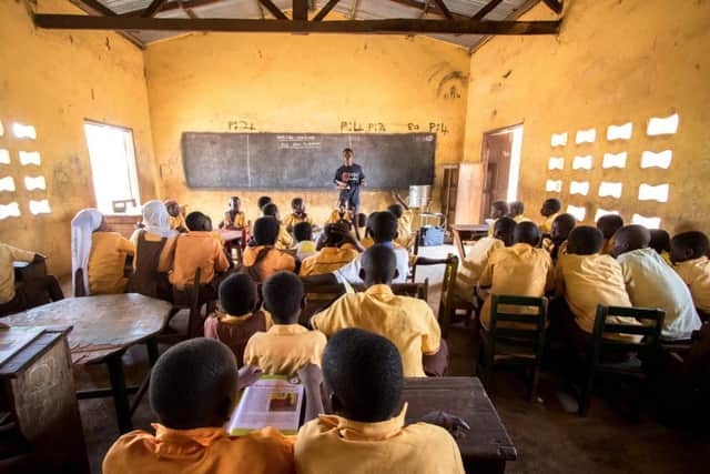 A Hope for Children classroom in Ghana