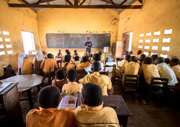 A Hope for Children classroom in Ghana