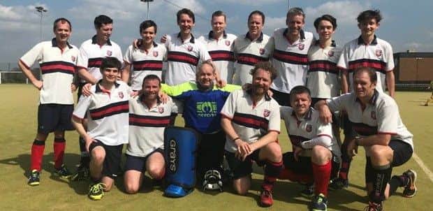 The Berkhamsted and Hemel Hempstead Hockey Club mens third team preserved their league status  after a tight 4-3 victory over West Herts.