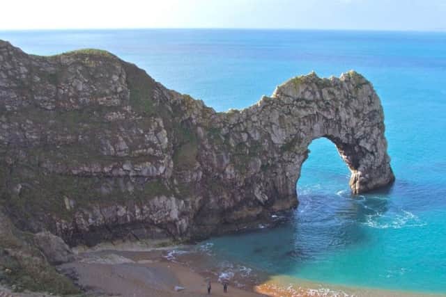 One of the best known features on Dorset's Jurassic Coast is Durdle Door.