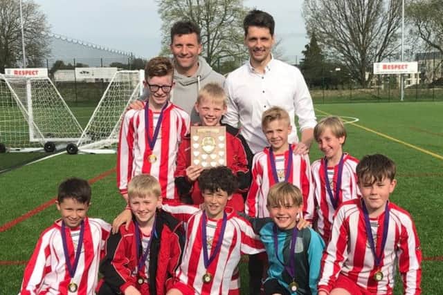 Dacorum District Schools U11s cup winners, St Pauls, of Chipperfield.