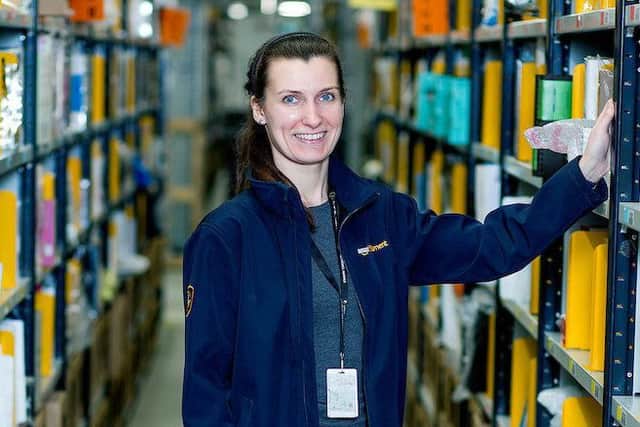 Ema Steinyte at Amazon in Hemel Hempstead