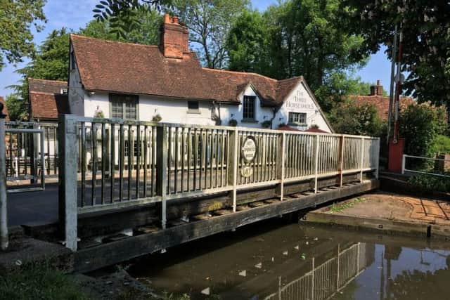 The Winkwell swing bridge