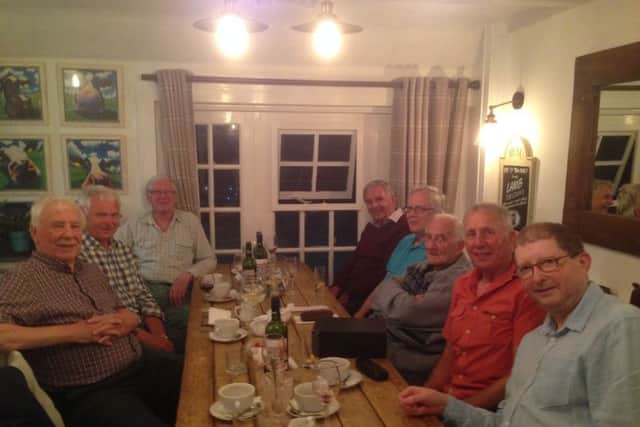 Leverstock Green Table Tennis club members and supporters at The Plough pub in Leverstock Green enjoying their end-of-season celebration.