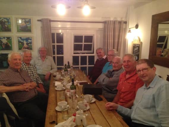 Leverstock Green Table Tennis club members and supporters at The Plough pub in Leverstock Green enjoying their end-of-season celebration.