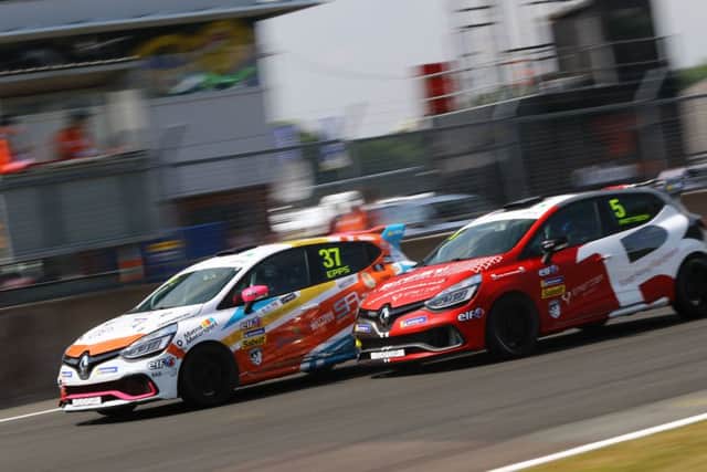 Hemel Hempstead-based racing driver Mike Epps in action at Oulton Park in Cheshire at the weekend. Epps is now in seventh place in the drivers standings. (Pictures by Jakob Ebrey Photography).