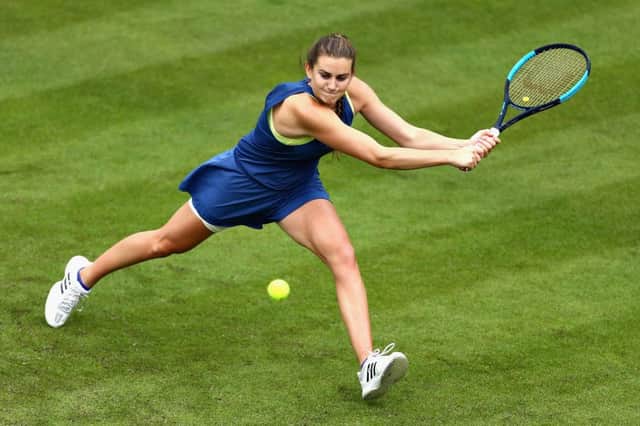 Flaunden's Katy Dunne in action at Nature Valley Classic in Birmingham last month. (Picture by Getty Images for the LTA).