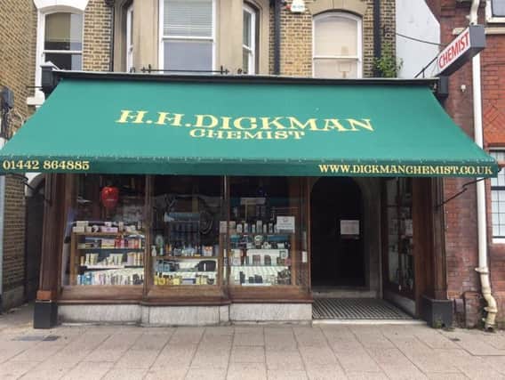 HH Dickman and Son Pharmacy in Berkhamsted