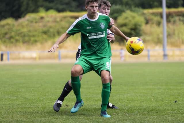 Charlie Sheringham was on the scoresheet against Kings Langley on Saturday. (Picture by Marc Keinch)