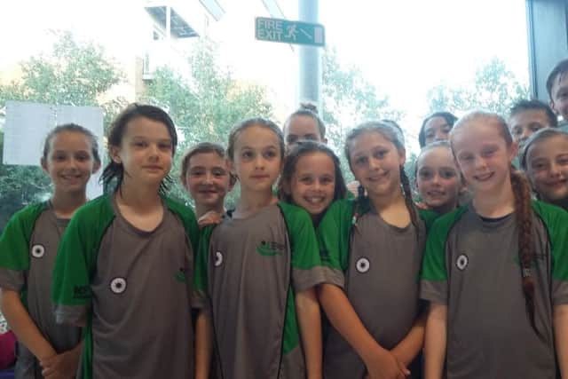 The silver team from Berkhamsted SC at the final round of the Peanuts League earlier this month.