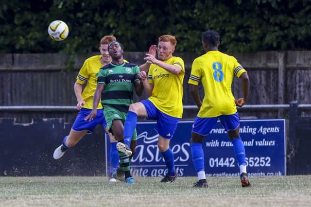 Berko in action during the pre-season. (Picture by Ian Randall Photography).