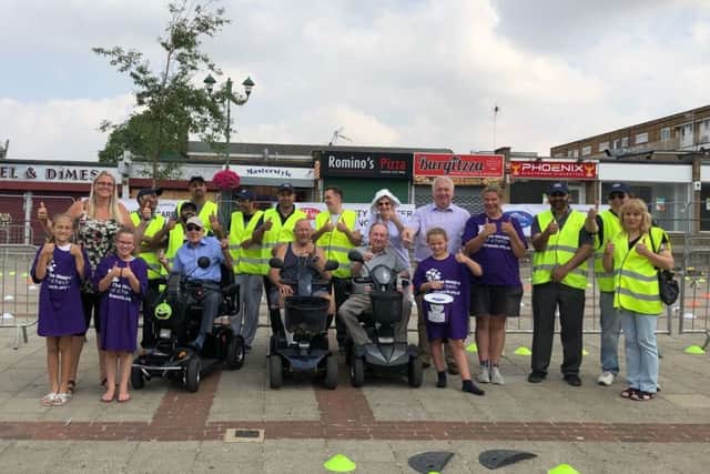 Mobility scooter training event