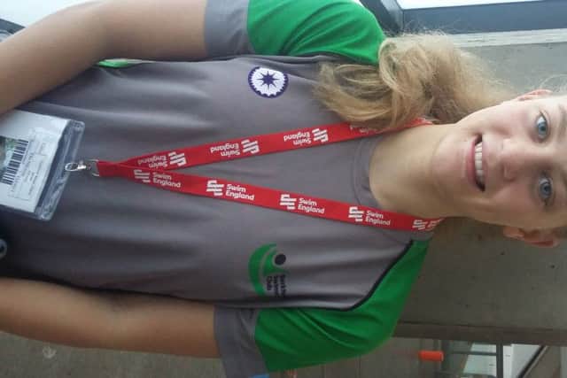 Ella Nijkamp before her warm-up at the National Championships.