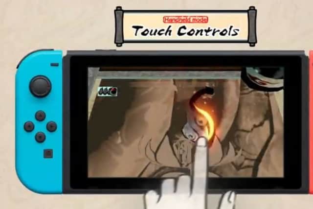 Okami HD is beautiful on the Nintendo Switch handheld