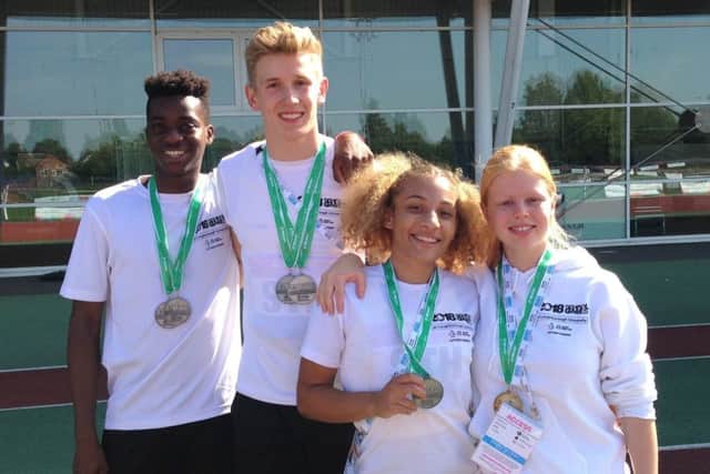 From left, Destiny Ogali, Josh Woods, Marli Jessop and Esme OConnell.