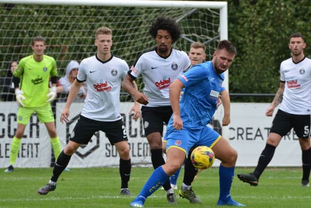 Kings Langley defender Jorell Johnson. (File picture by Chris Riddell)